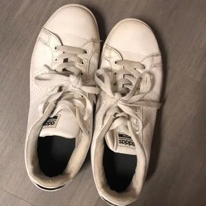 White adidas sneakers